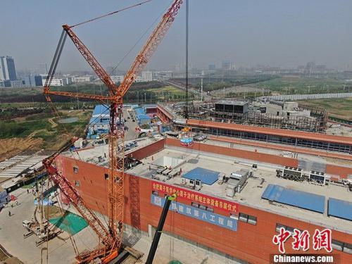 合肥綜合性國家科學中心離子醫學中心主設備成功吊裝 合肥綜合性國家科學中心離子醫學中心主設備成功吊裝