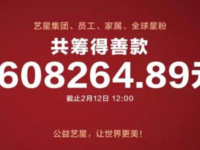 藝星集團19城聯(lián)動，23家機構近4000人捐款160萬支援武漢戰(zhàn)疫