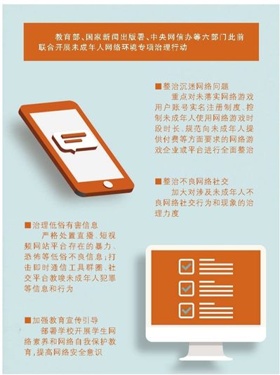 關注青少年上網環境：防止網絡沉迷治理有害信息