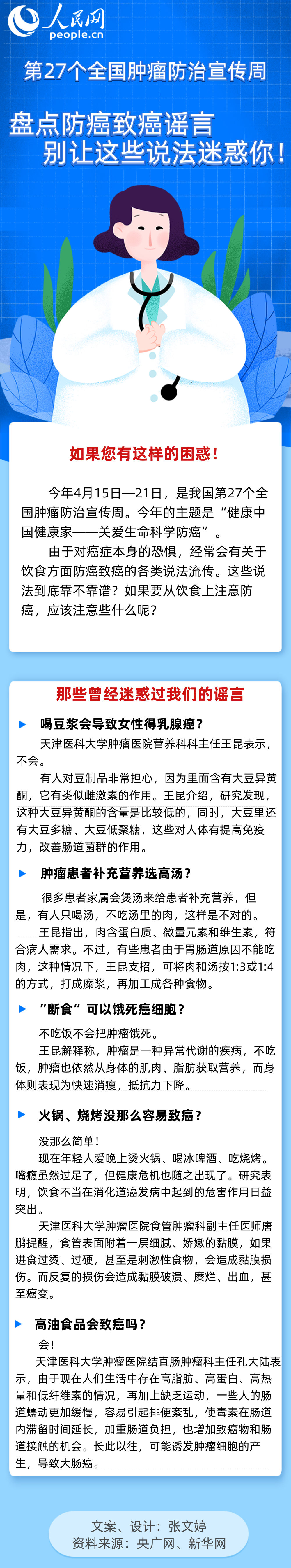 盤點(diǎn)防癌致癌謠言別讓這些說(shuō)法迷惑你！
