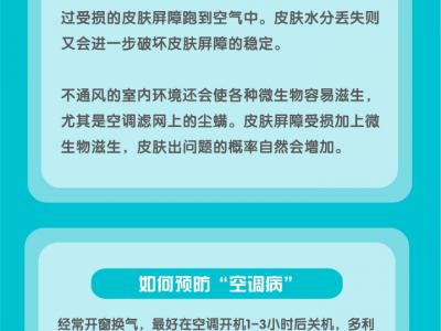 炎炎夏日，做好這些事兒可預防“空調病”