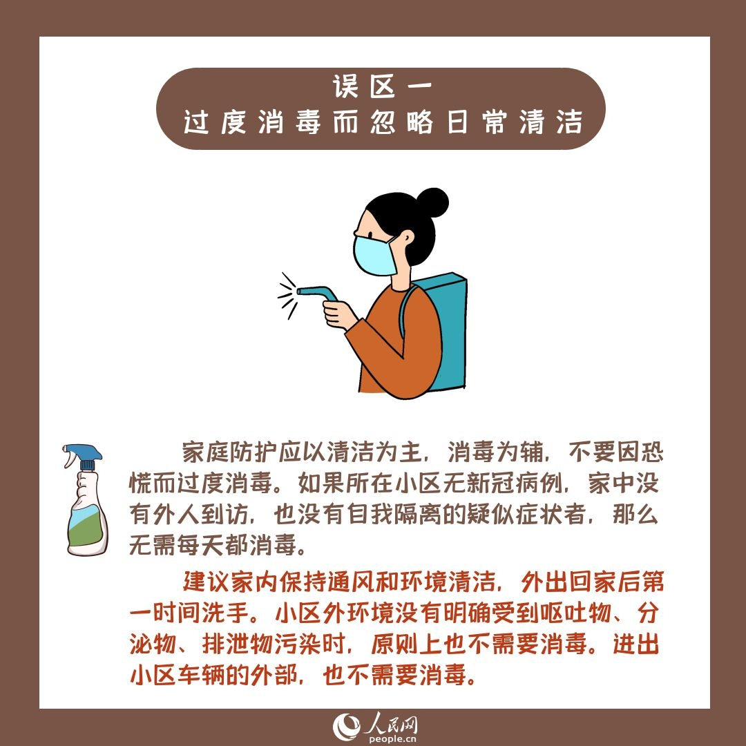 疫情防控期間你需要注意的居家消毒8大誤區(qū)