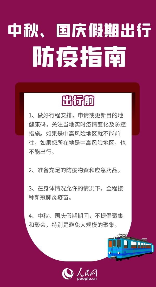 中秋、國慶假期將至出行前如何查看各地最新防疫政策、有哪些注意事項？