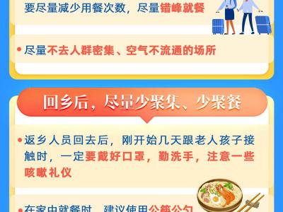 防疫科普丨回村過年，這些事再提個醒