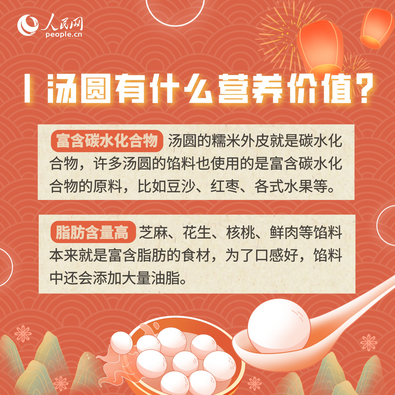 3個湯圓=1碗飯？關于湯圓的這些知識你了解嗎？