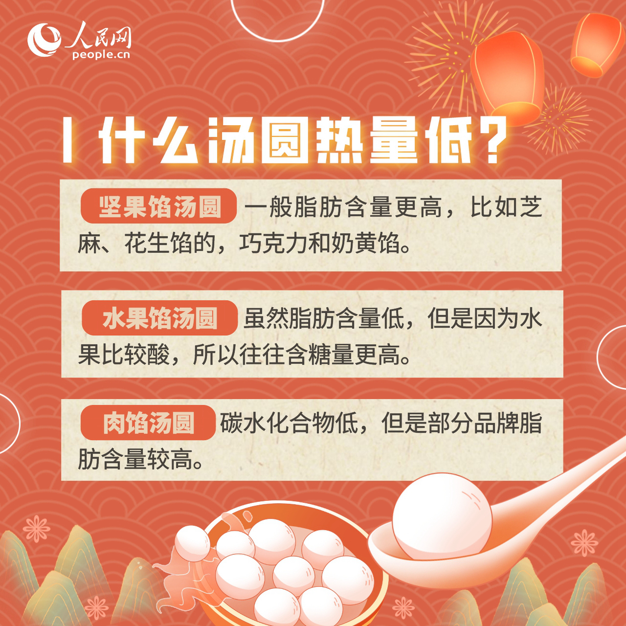 3個湯圓=1碗飯？關于湯圓的這些知識你了解嗎？