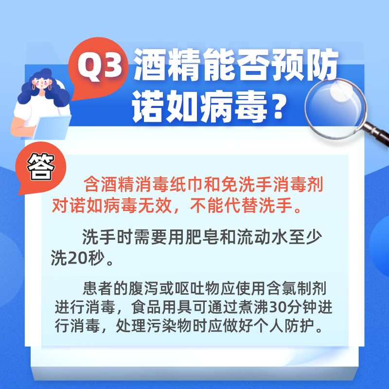 九問(wèn)諾如病毒：酒精消毒有用嗎？會(huì)反復(fù)感染嗎？