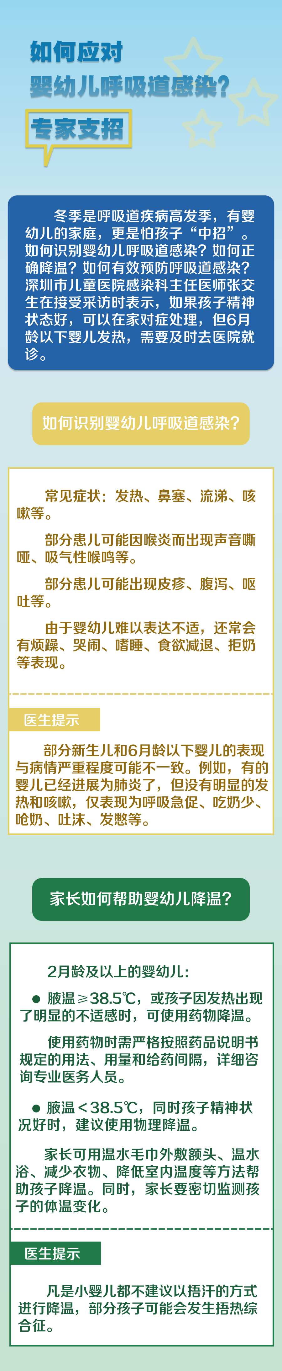 如何應(yīng)對(duì)嬰幼兒呼吸道感染？專家支招
