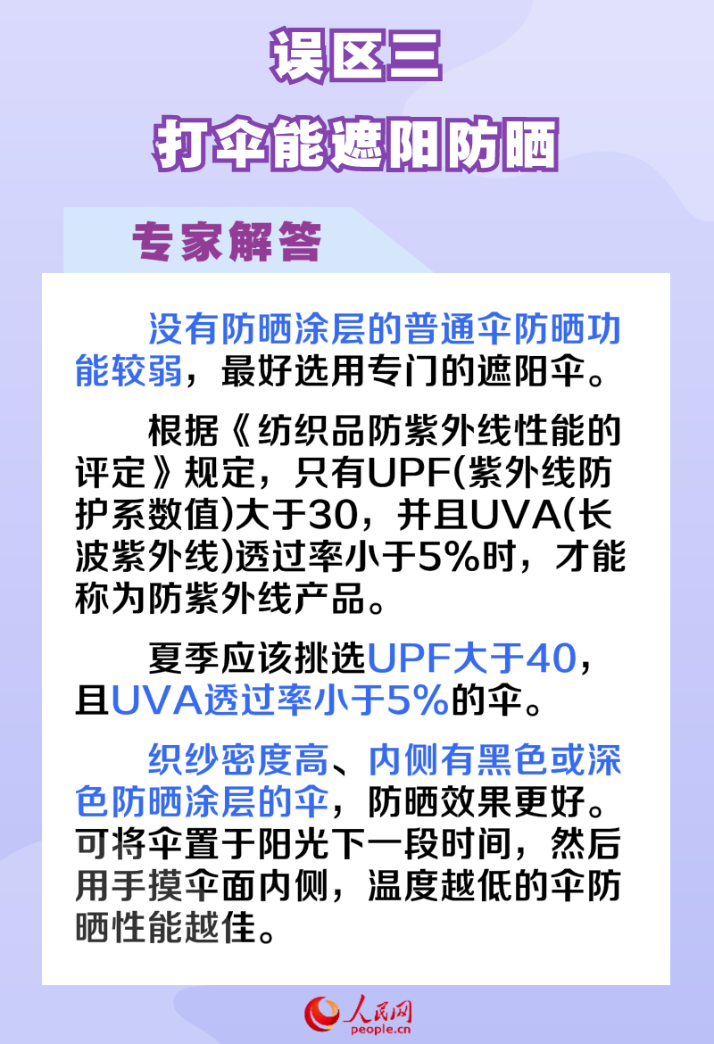 正確防曬延緩皮膚衰老 這6個(gè)防曬誤區(qū)你需要知道