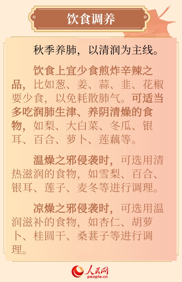 秋燥易傷肺 這份秋季養(yǎng)肺指南請收好