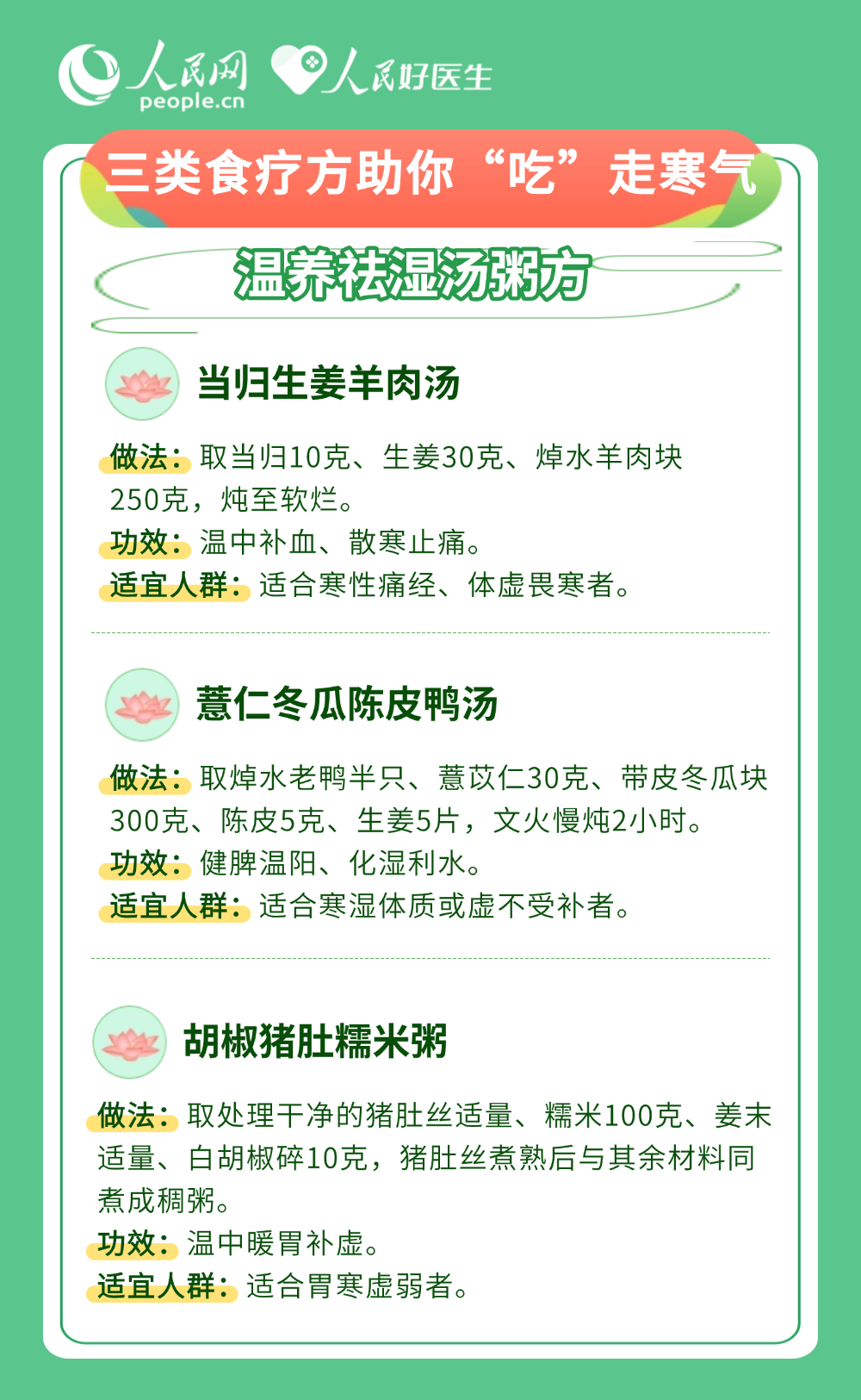 冬病夏治靠三伏 9個食療方“吃”走體內寒氣