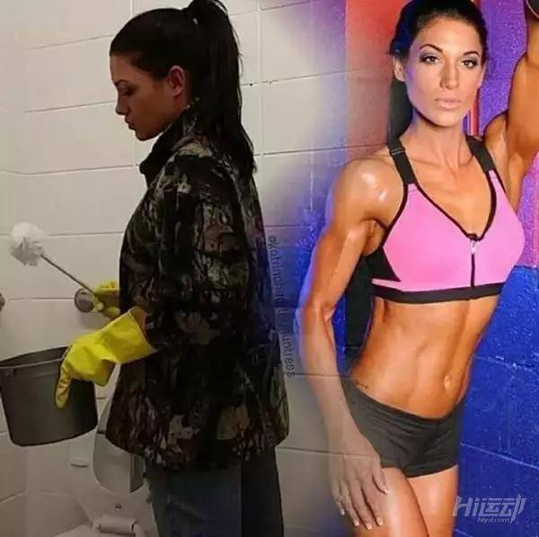 健身勵志！35歲保潔阿姨變性感女模