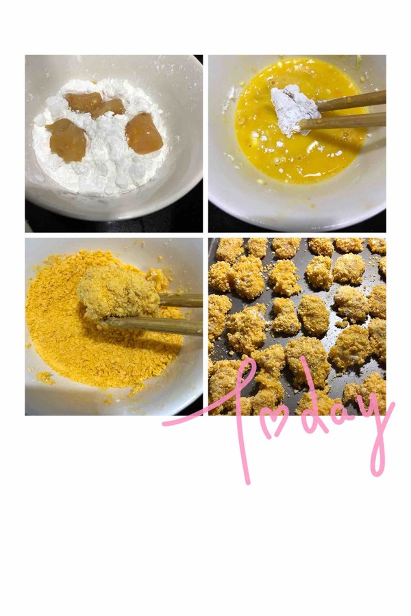 無油雞米花的做法-家常味烤菜譜