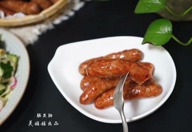 自制脆皮腸的做法-家常味煎菜譜-易網健康養(yǎng)生網 自制脆皮腸的做法-家常味煎菜譜
