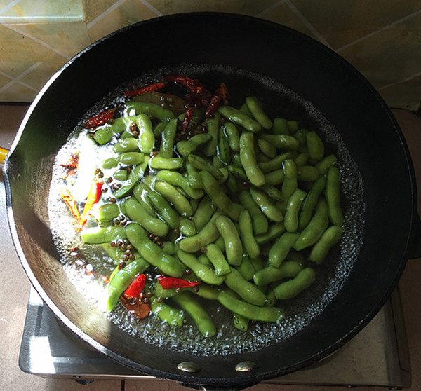 五香毛豆的做法-五香味煮菜譜