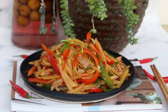 魚香土豆肉絲的做法-魚香味炒菜譜-易網健康養生網 魚香土豆肉絲的做法-魚香味炒菜譜