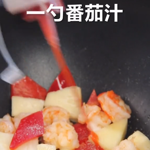 鳳梨蝦球的做法-家常味炒菜譜