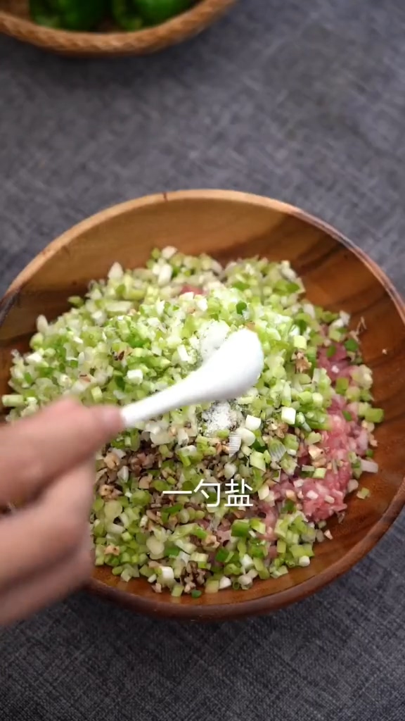 辣椒釀的做法-家常味炒菜譜
