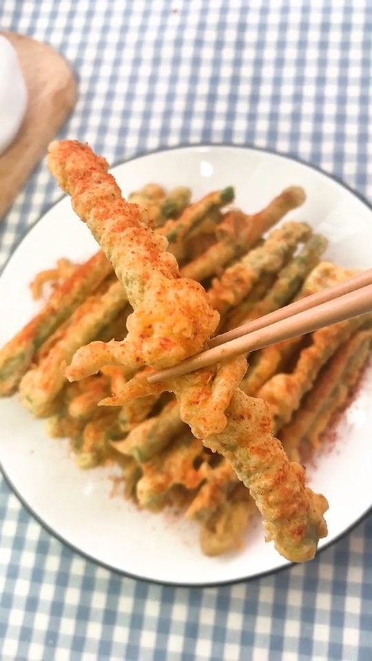 炸豆角的做法-家常味炸菜譜-易網健康養生網 炸豆角的做法-家常味炸菜譜