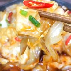 手撕包菜的做法-咸鮮味炒菜譜