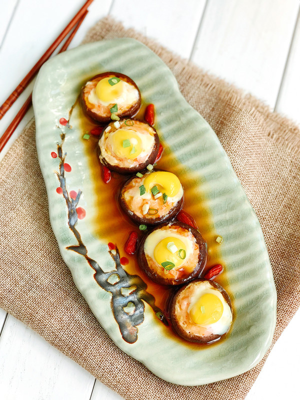 香菇蝦釀鵪鶉蛋的做法-咸鮮味蒸菜譜-易網(wǎng)健康養(yǎng)生網(wǎng) 香菇蝦釀鵪鶉蛋的做法-咸鮮味蒸菜譜