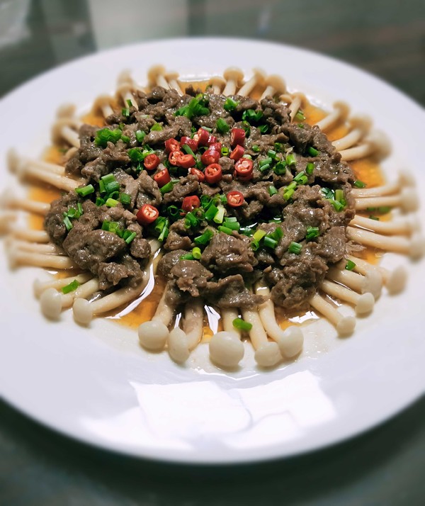 《白玉菇蒸牛肉》的做法-家常味蒸菜譜-易網(wǎng)健康養(yǎng)生網(wǎng) 《白玉菇蒸牛肉》的做法-家常味蒸菜譜