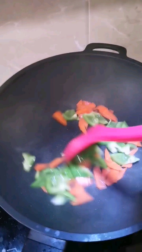 蝦仁炒時蔬的做法-家常味炒菜譜