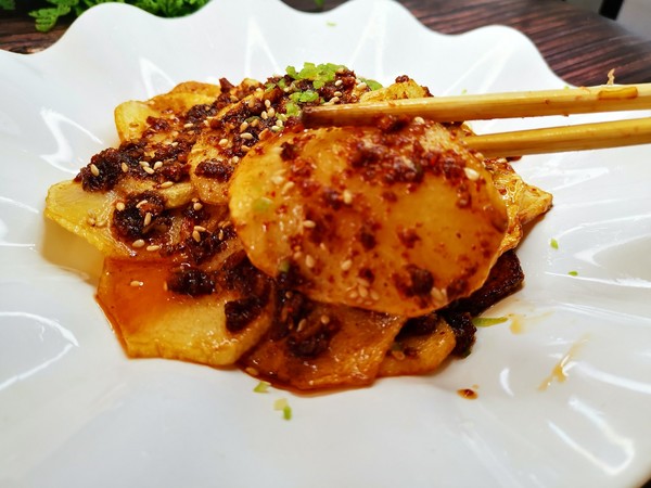 風味土豆片的做法-麻辣味煎菜譜-易網健康養生網 風味土豆片的做法-麻辣味煎菜譜