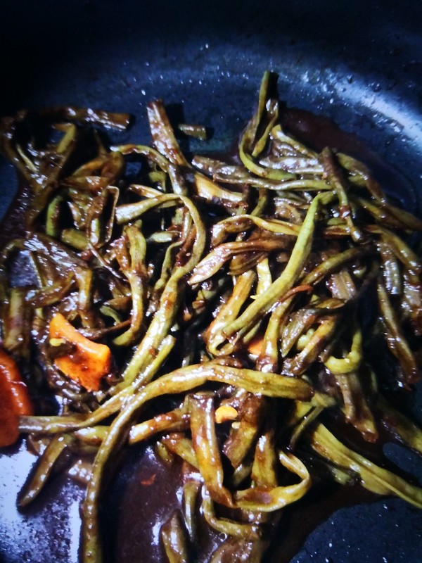 醬湯豇豆的做法-家常味燒菜譜