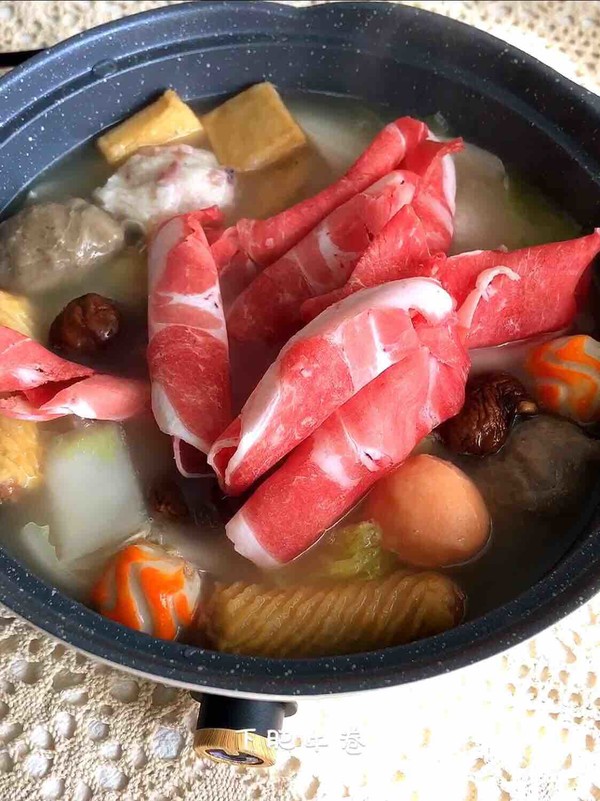 暖冬簡易砂鍋的做法-咸鮮味煮菜譜