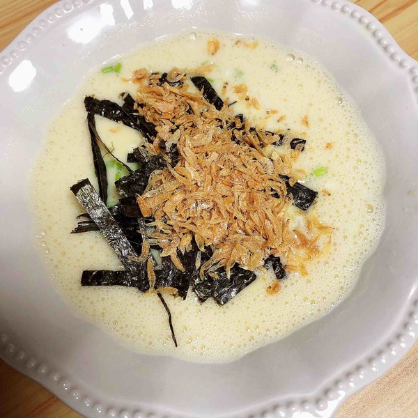 海米海苔豆漿蒸水蛋的做法-咸鮮味蒸菜譜-易網健康養生網 海米海苔豆漿蒸水蛋的做法-咸鮮味蒸菜譜