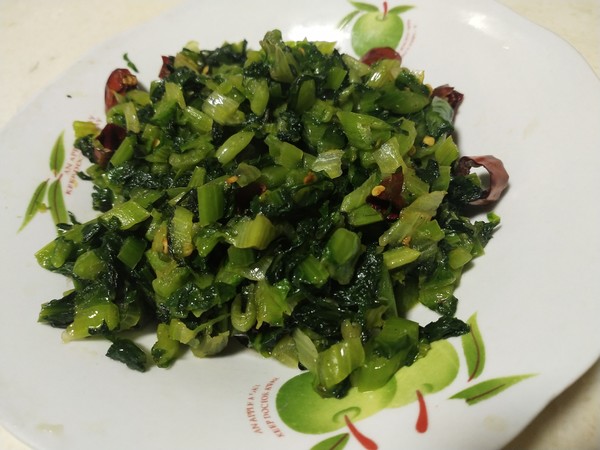 爆炒油麥菜的做法-香辣味炒菜譜