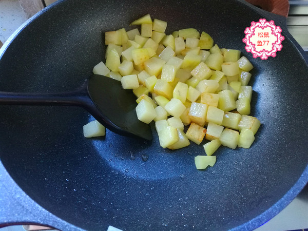 孜然土豆粒的做法-家常味炒菜譜