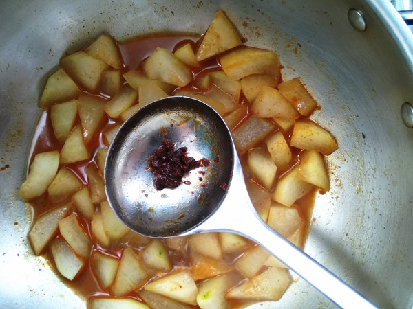 開胃冬瓜咖喱的做法-咖喱味炒菜譜