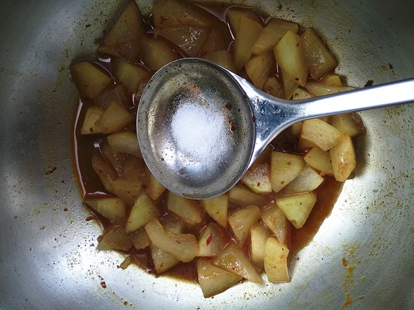 開胃冬瓜咖喱的做法-咖喱味炒菜譜