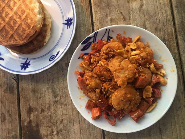 脆椒蝦仁的做法-香辣味炸菜譜-易網健康養生網 脆椒蝦仁的做法-香辣味炸菜譜