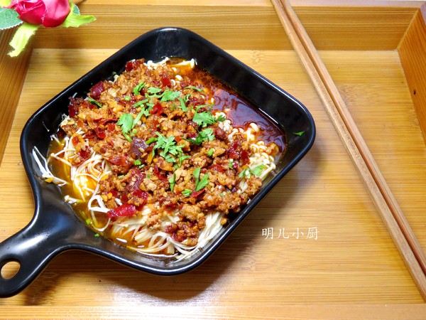 蒸金針菇的做法-家常味蒸菜譜-易網健康養生網 蒸金針菇的做法-家常味蒸菜譜