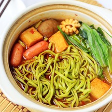 砂鍋面的做法-麻辣味煮菜譜