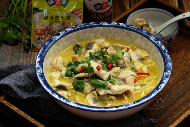 酸湯魚片的做法-酸辣味煮菜譜