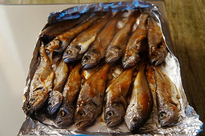 香煎小黃花魚(yú)的做法-香辣味煎菜譜