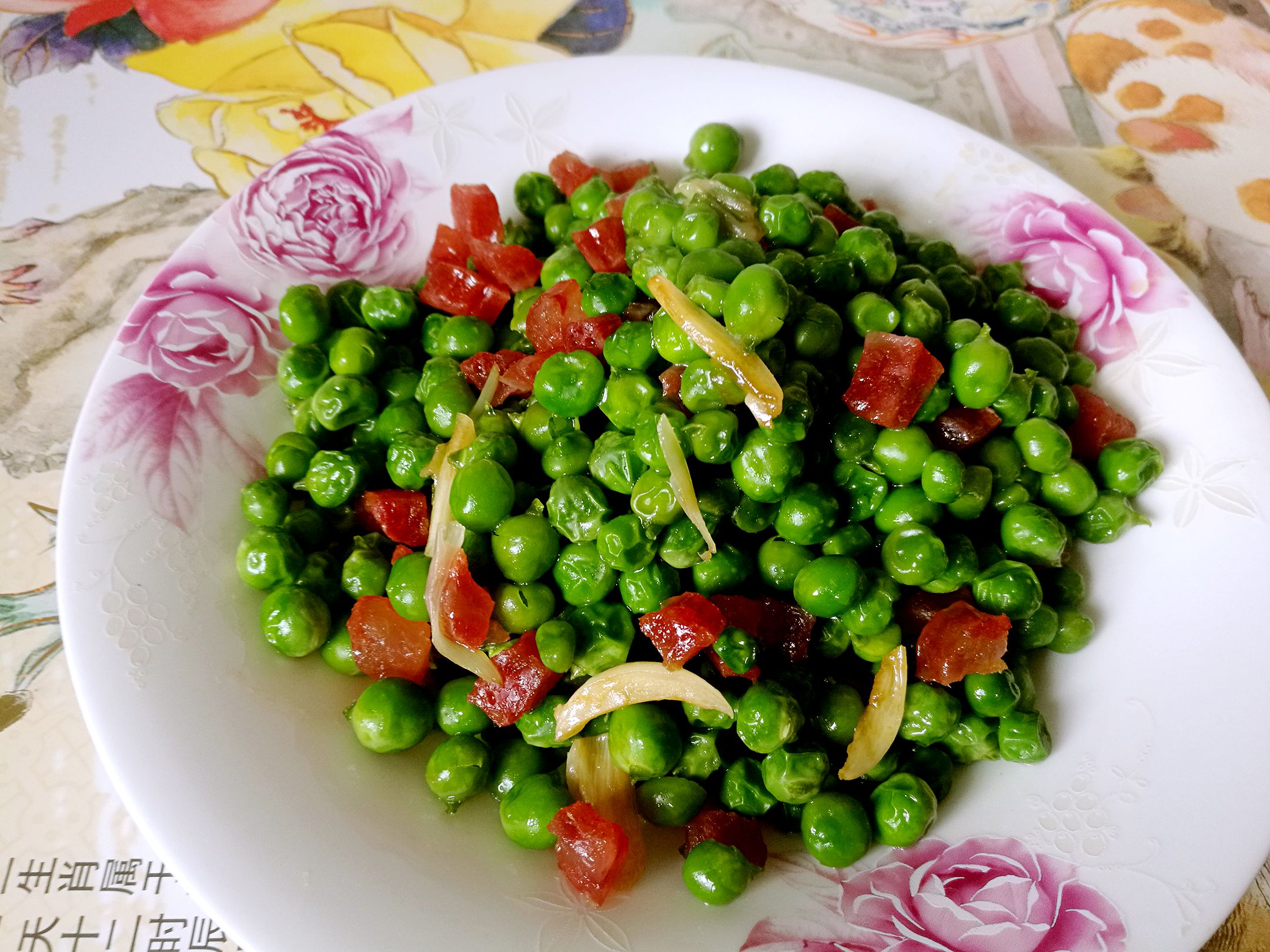 豌豆米炒香腸的做法-其它口味炒菜譜