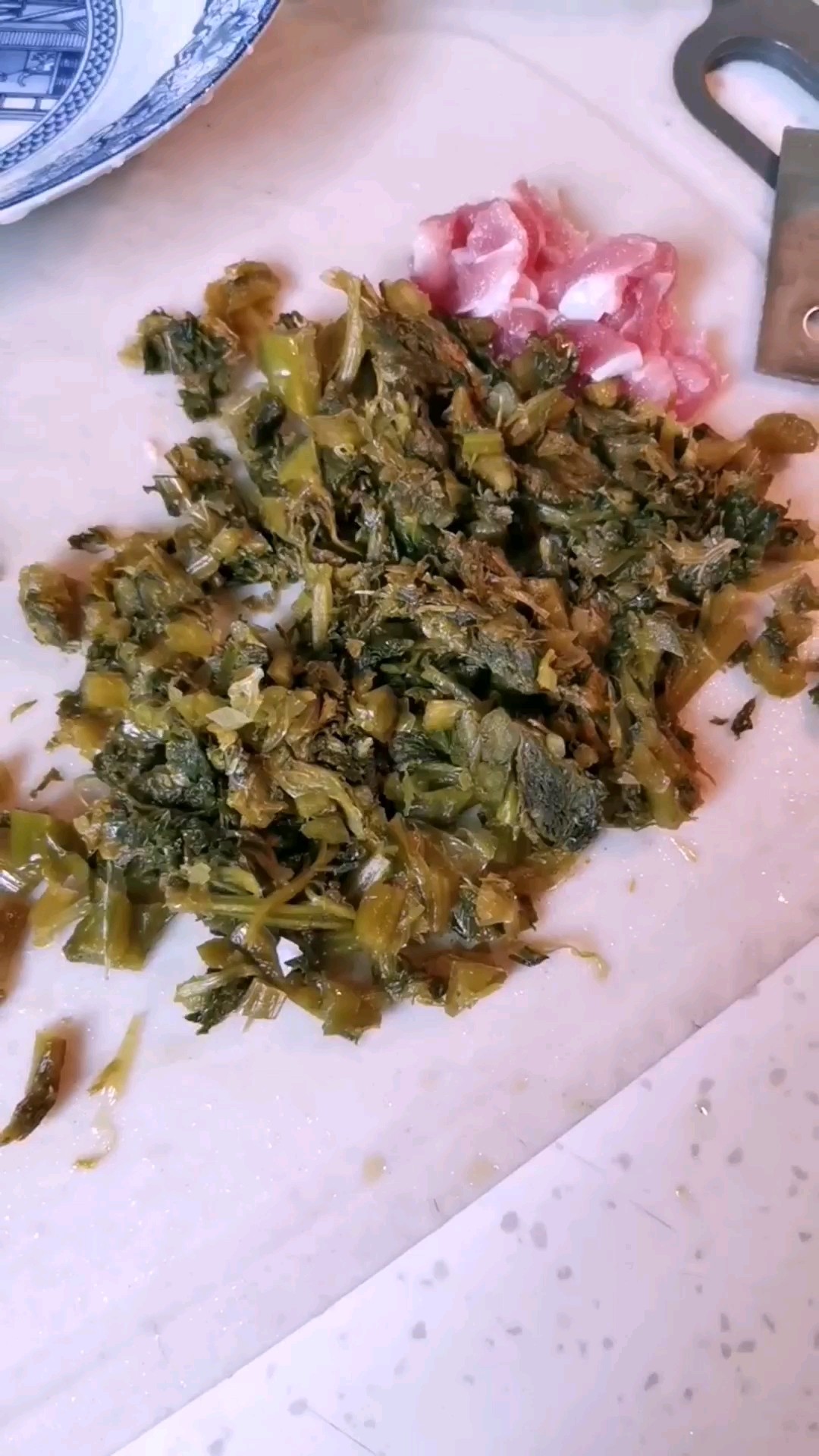 雪菜肉絲炒年糕的做法-家常味炒菜譜
