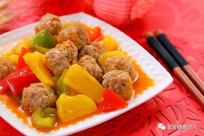 菠蘿咕嚕肉丸 寶寶輔食食譜的做法-家常味炒菜譜-易網(wǎng)健康養(yǎng)生網(wǎng) 菠蘿咕嚕肉丸 寶寶輔食食譜的做法-家常味炒菜譜