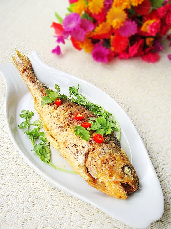 干煎黃花魚(yú)的做法-家常味煎菜譜