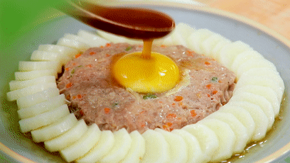 肉沫蒸山藥 寶寶輔食食譜的做法-家常味蒸菜譜-易網(wǎng)健康養(yǎng)生網(wǎng) 肉沫蒸山藥 寶寶輔食食譜的做法-家常味蒸菜譜