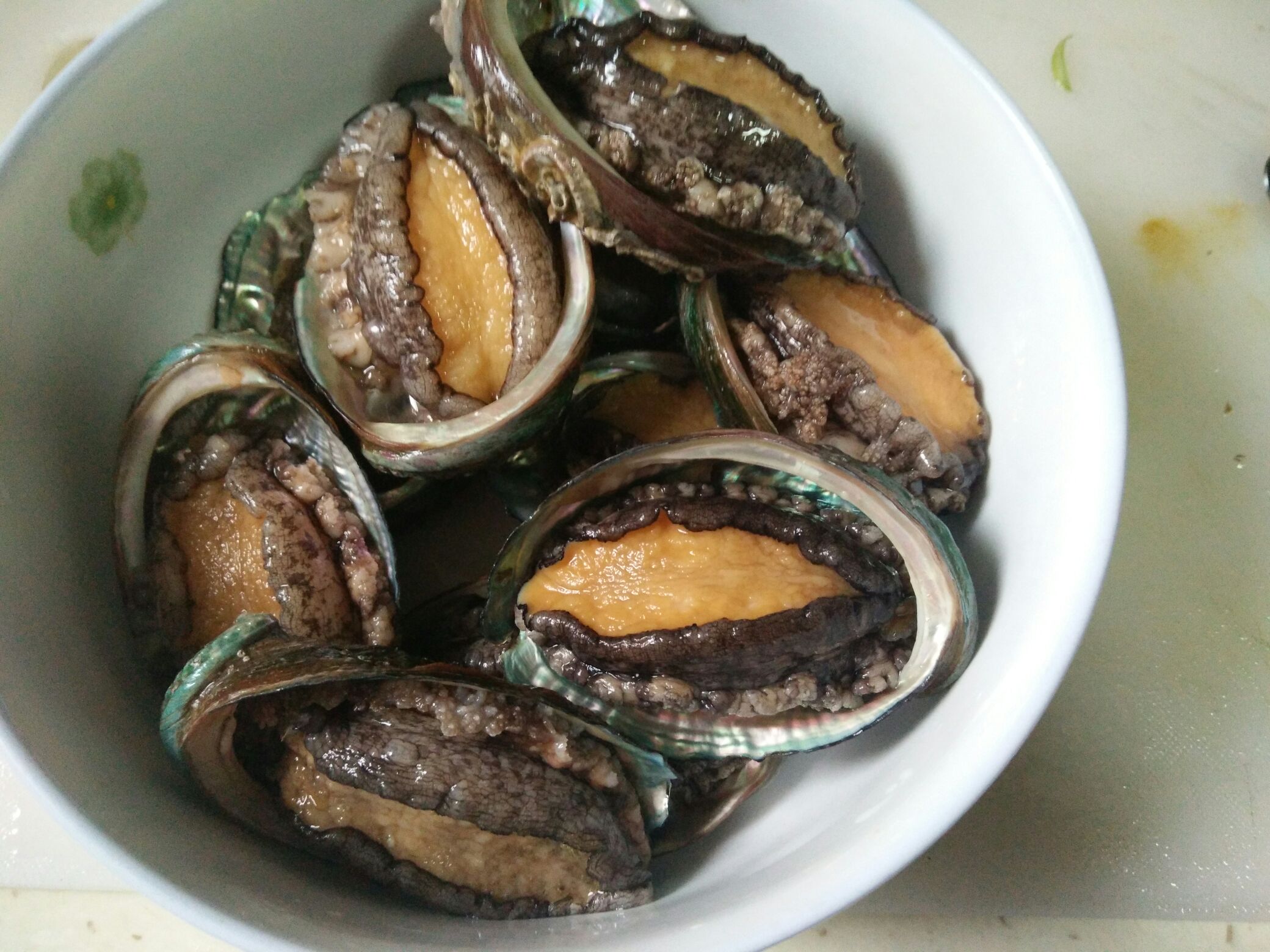 澆汁鮑魚的做法-咸鮮味蒸菜譜