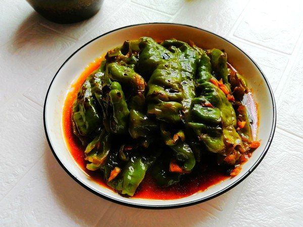 虎皮青椒的做法-酸辣味炒菜譜-易網健康養生網 虎皮青椒的做法-酸辣味炒菜譜