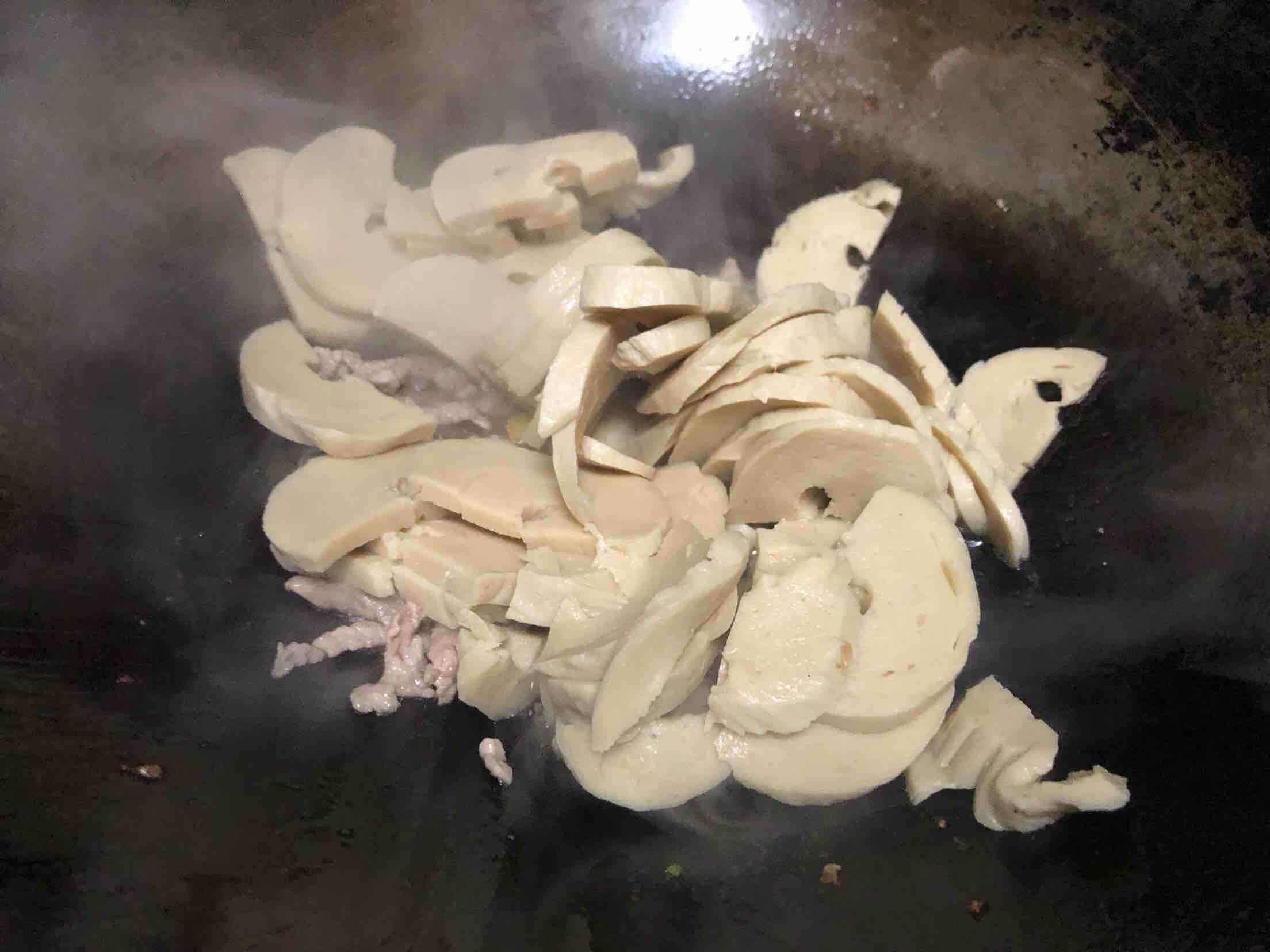 面筋炒肉絲的做法-家常味炒菜譜