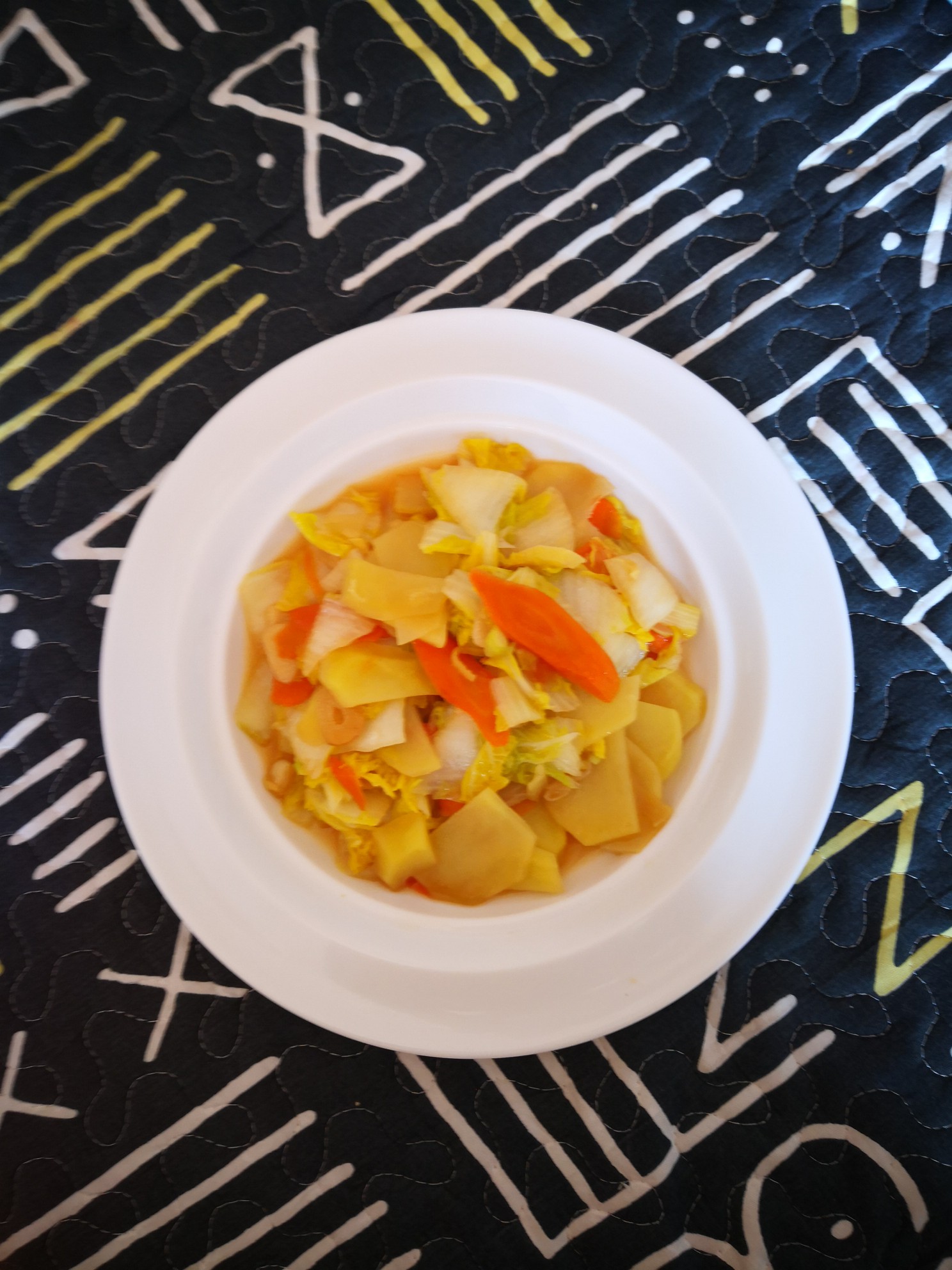 娃娃菜炒土豆片的做法-家常味炒菜譜-易網健康養生網 娃娃菜炒土豆片的做法-家常味炒菜譜