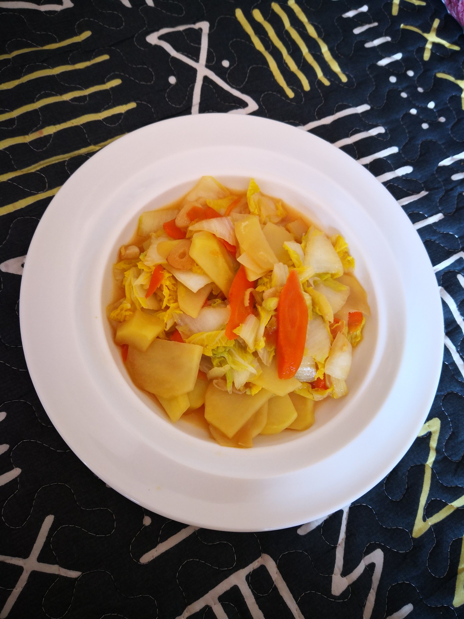 娃娃菜炒土豆片的做法-家常味炒菜譜-易網健康養生網 娃娃菜炒土豆片的做法-家常味炒菜譜